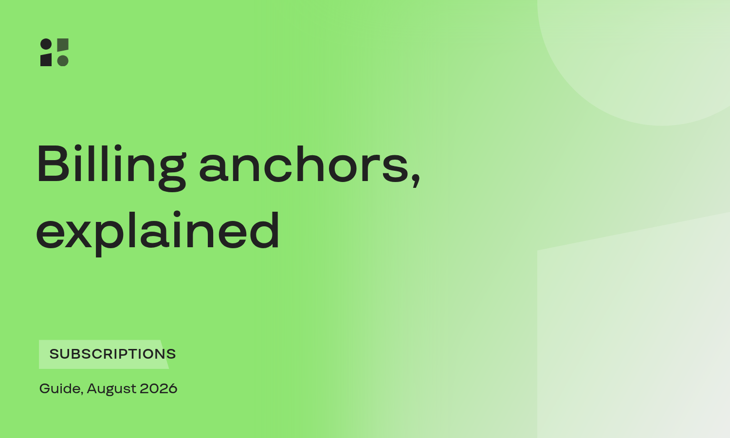 Shopify subscription billing anchors: how they work and when to use them