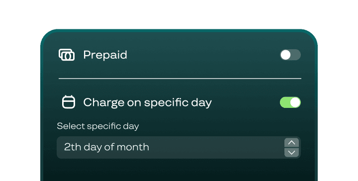 Flexible Billing Cadence
