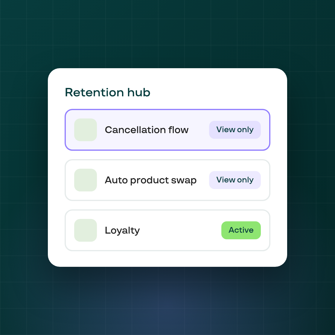 Plan-gated Retention hub features now open in preview instead of staying locked