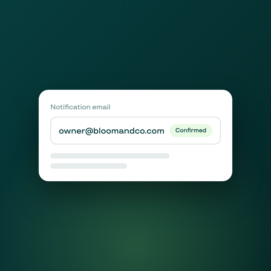 Choose where Subi's merchant emails go, and change it any time