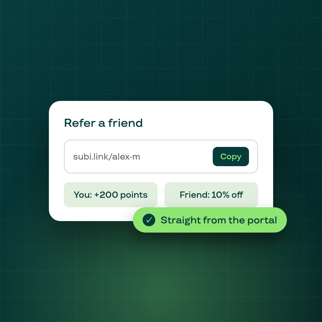 Refer-a-Friend — turn subscribers into a referral channel