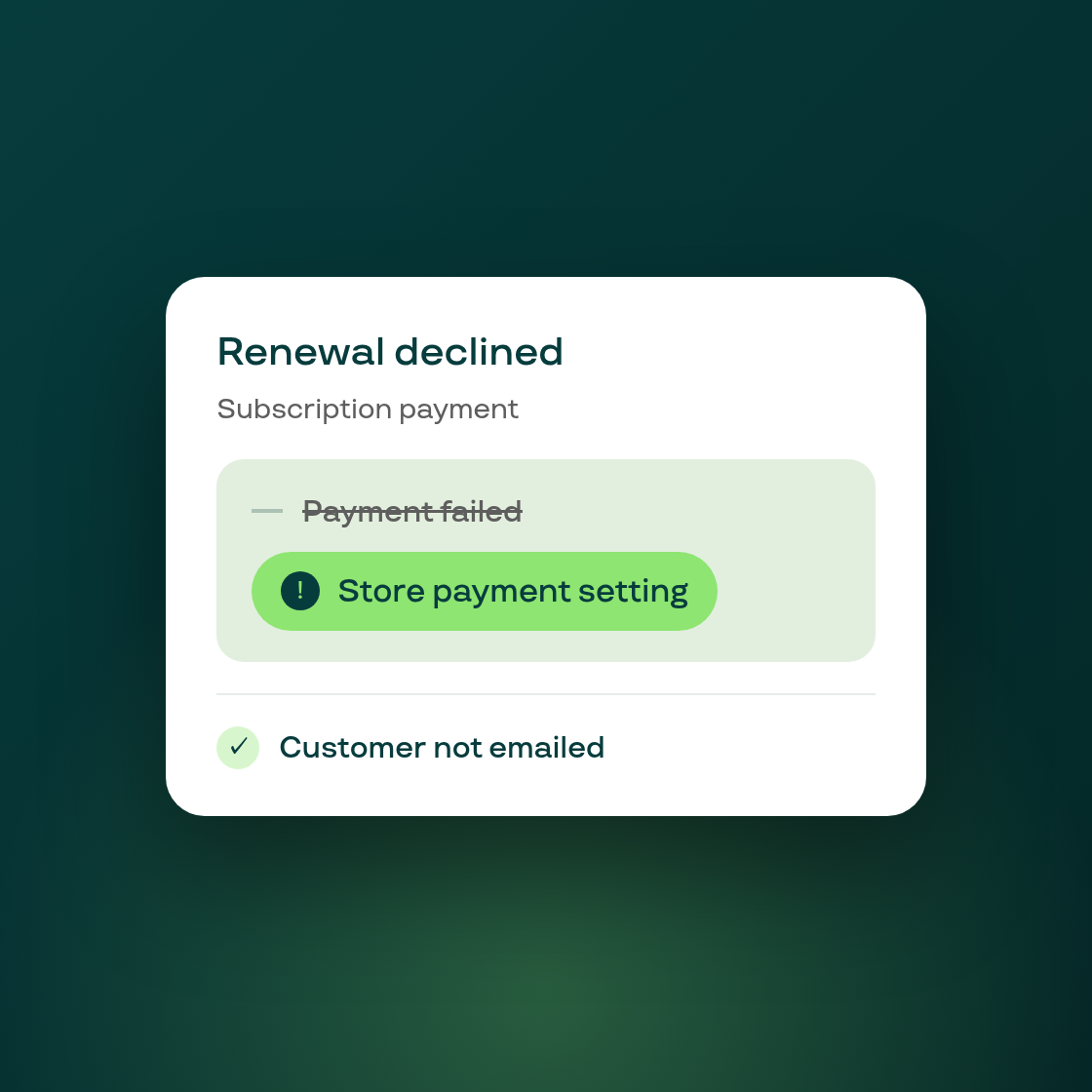 Payment recovery now tells you when a decline is your store's own payment setup, not the customer's card