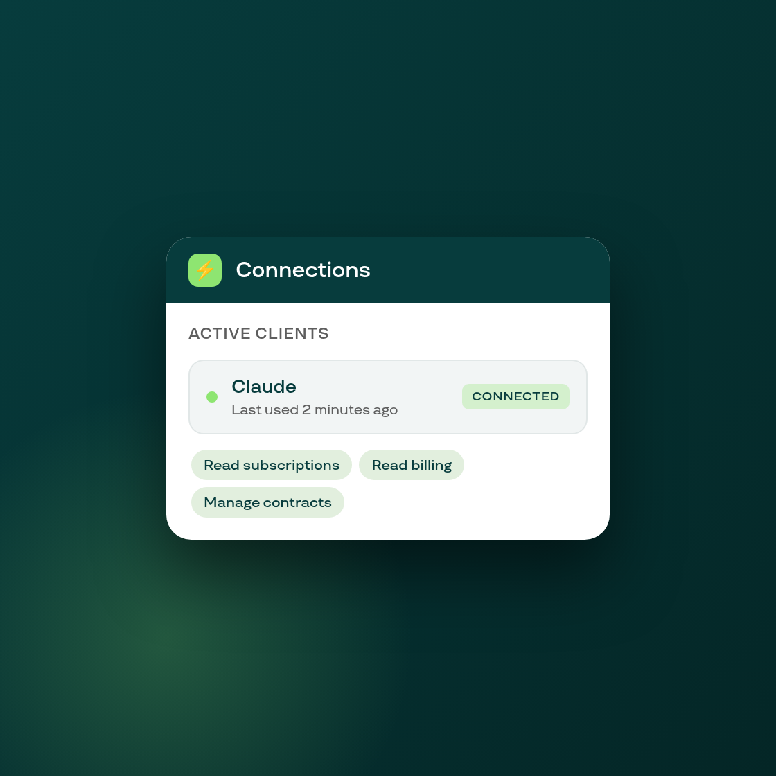 Connect your own AI agent to Subi over MCP