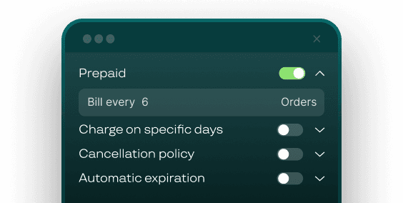 Customized billing setup