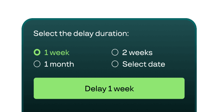 Change interval