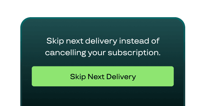 Skip next delivery
