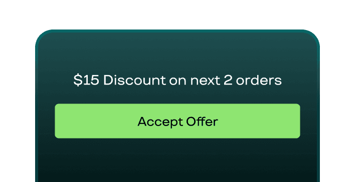 Offer discount