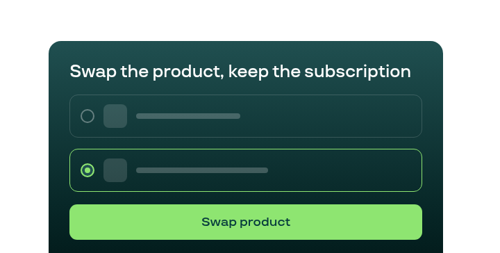 Product swap
