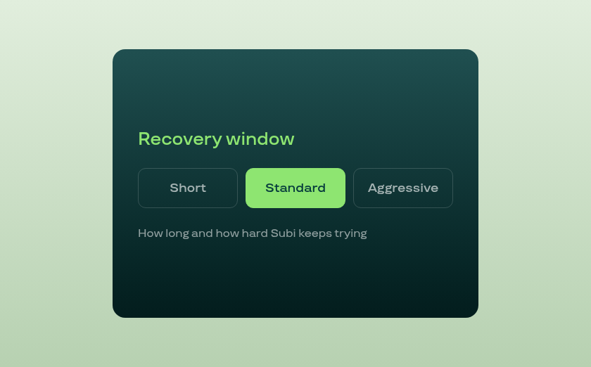 Smarter retries for every decline type