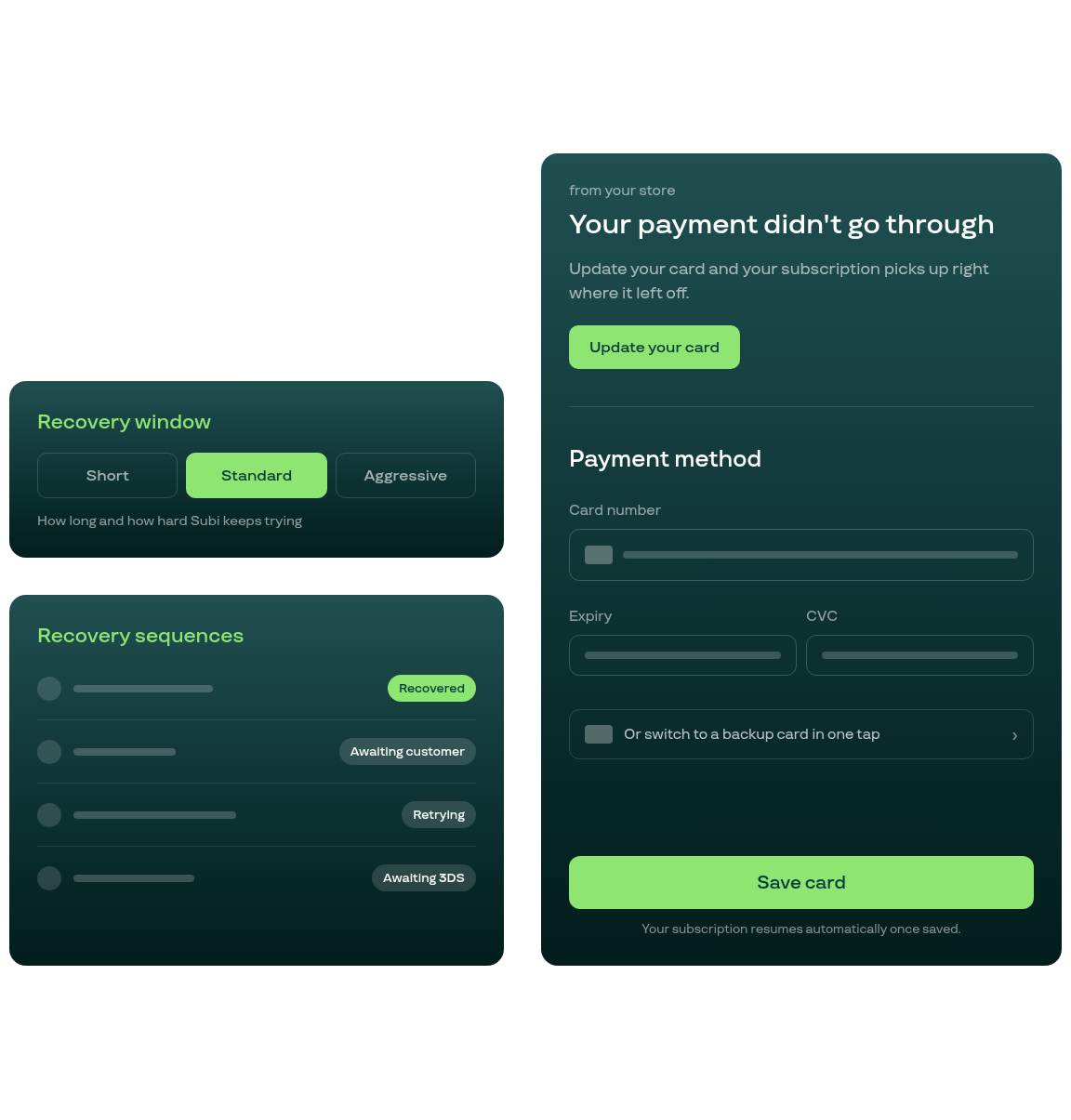 Smart Payment Recovery