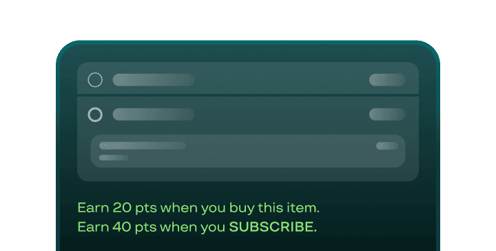PDP loyalty widget