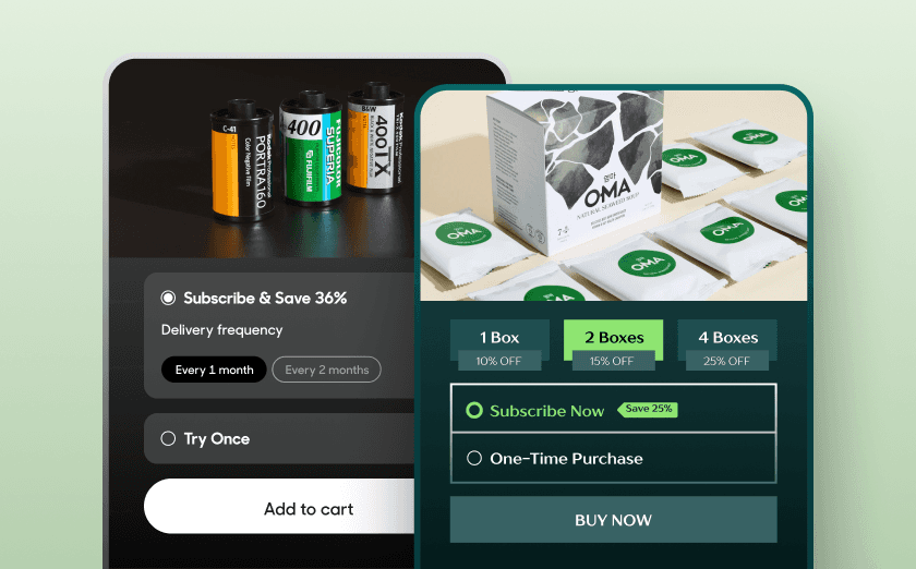 Seamless Subscription Display