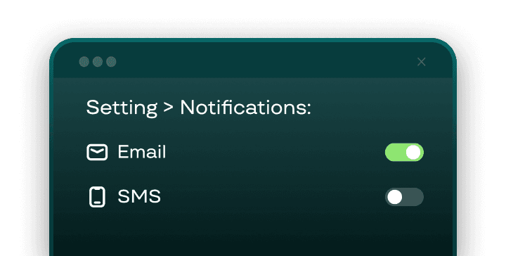 Email and SMS